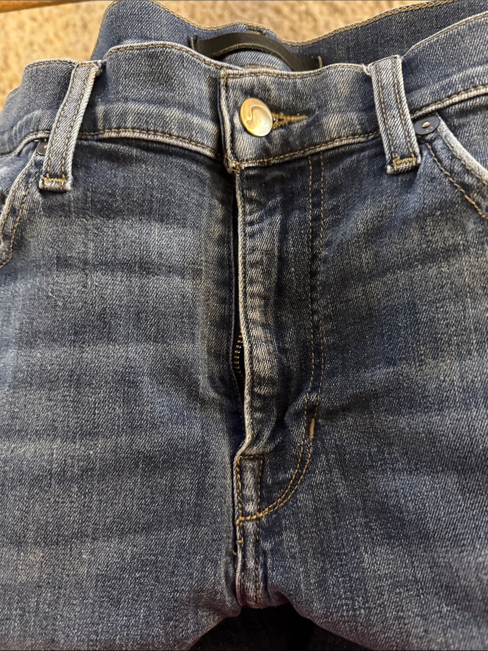 Joe's Jeans High-Rise Women's Jeans in Dark Wash Blue